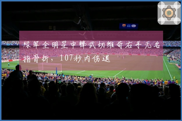 绿军全明星中锋武切维奇右手无名指骨折，107秒内伤退